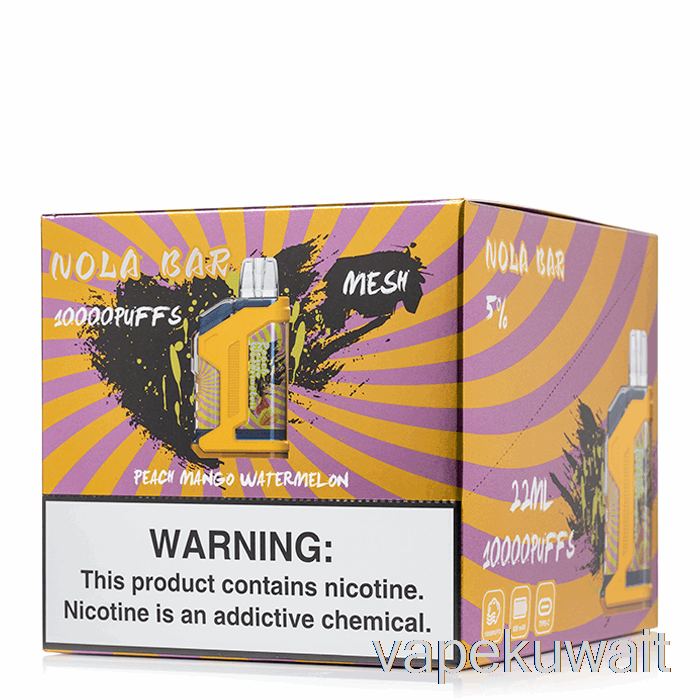 [10 عبوات] سو سول نولا بار 10000 نظام جراب Vape يمكن التخلص منه